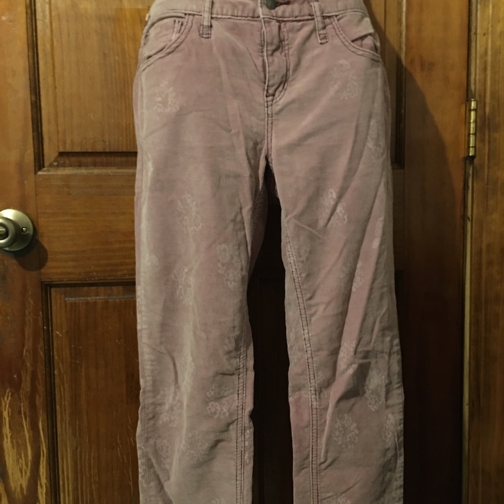 Free People Pink Corduroys